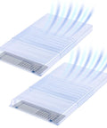 Go-To Under Furniture Magnetic Vent Extender Kit, Heavy Duty 1.5mm Thick Premium Material, 2 Pack, clear airflow extension