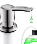 Under Sink Soap Dispenser For Kitchen Sink With 40 Inch Extension Tube Kit Built In Pump 360 Degree Rotation No More Refills