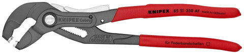 85 51 250 AF Locking Spring Hose Clamp Pliers With Retainer 9.84 Inch Workhorse for Tensioned Clamps Up to 70 mm