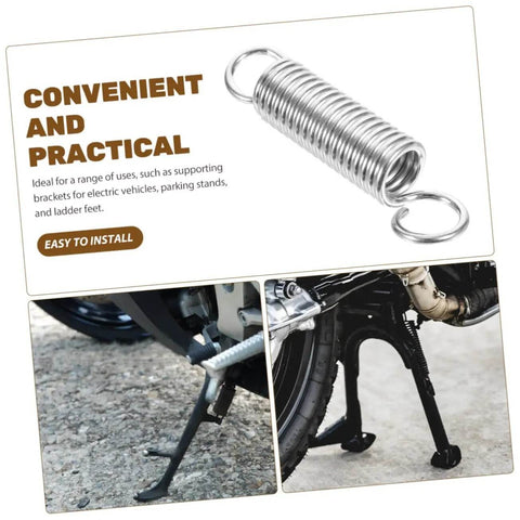 Eight Pieces Extended Compression Spring Assortment Kit For Electric Vehicle Stands Ladder Foot Supports With Heavy Duty Stainless Steel Build For Reliable Structure And Smooth Easy Use In Garage Or Home Projects, stainless steel spring with electric vehicle stand