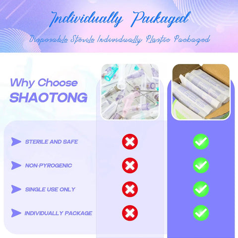 30 Gauge 1/2 Inch Luer Lock Disposable Needles Pack Of 100 For Lab Use With Blister Sealed Packaging comparison chart