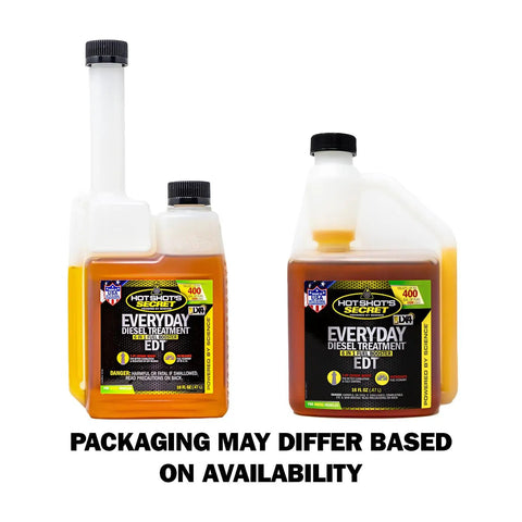 Top Shelf Diesel Fuel Additive And Daily Tune Up Formula Keeps Your Rig Running Slick Boosts Mileage And Sweeps Away Carbon Gunk For A Rock Solid Highway Cruise In A 16 Oz Bottle, featuring two bottles.