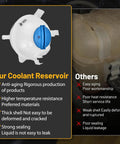Comparison of Engine Coolant Reservoir Tank 1K0121407A Replacement For VW Jetta Passat Beetle Golf Rabbit Eos GTI Q3 TT RS Quattro And Audi A3 603253 OE Standard and other tank with features.