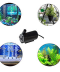 4 Pack Dope Submersible Mini Water Pumps with Clear 1m Tubing for Aquariums and Fountains Quiet DC 3V to 5V Pumps in use