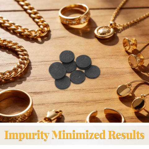 Round Graphite Electrode Plates For Melting And Electrolysis High Purity Graphite Disk Ingots used near gold jewelry