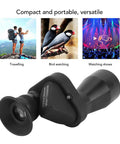 Ultra Portable 8X Long Focal Monocular Telescope With Multi Layer Coating And Dual Adjustment Eyepiece System Crisp Optics