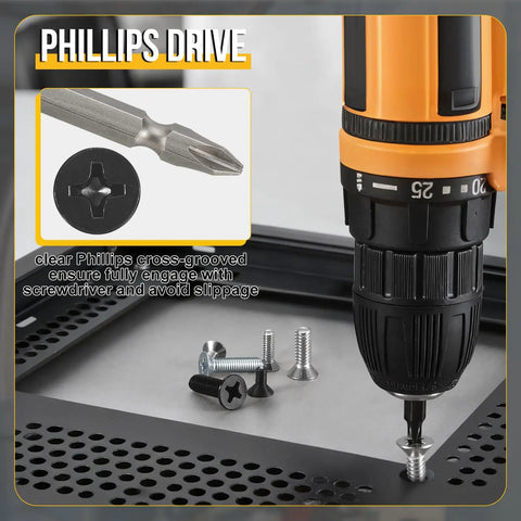 Phillips drive screwdriver assembling 600 Piece Flat Head Nuts And Bolts Assortment Kit M3 0.5 Pitch Screws with washers