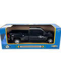 Chevrolet Silverado Dually Toy Truck With Trailer Hitch Realistic 1 To 20 Scale Farm Toy For Kids And Collectors in packaging