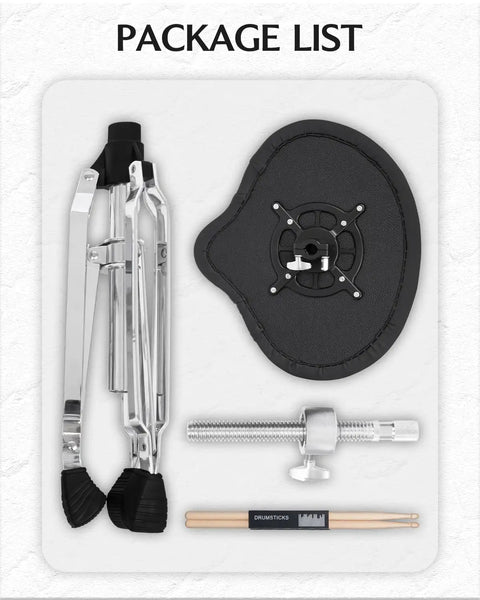 Saddle Drum Throne Seat With Swivel Adjustable Padded Drum Stool Heavy Duty Motorcycle Style Widened Drum Chair package details