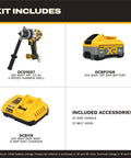 20V Max Brushless Half Inch Cordless Hammer Drill Kit with 8Ah battery and fast charger, includes side handle and belt hook.