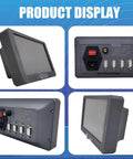 Top Notch 3 Axis LCD Touch Screen Digital Readout DRO Kit With Precision Linear Scale Encoder SDS200S display and connectors