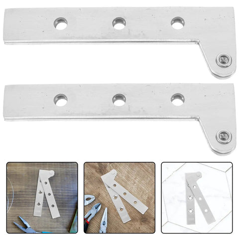 Stainless Steel Hidden Door Hinges 4 Pack With Thickened Design And Rotating Shaft For Ultra Smooth Pivot On Doors And Windows