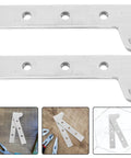 Heavy Duty Hidden Door Hinges 4 Pack Stainless Steel With Thickened Design And Concealed Rotation shown with tools
