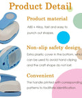 Product detail of Five Size Circle Paper Punch Set 0.3 Inch, 0.6 Inch, 1 Inch, 1.5 Inch and 2 Inch for crafting projects