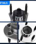 Rear Wheel Bearing And Hub Assembly Set Of 2 For Chevy Malibu 2004 2012 Cobalt 2009 2010 HHR 2008 2010 Pontiac G6 2005 2010 Saturn Aura 2007 2009