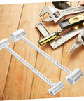 Adjustable Door Hinge Repair Tool Set Two Piece for Pro Grade Precision Hinge Adjustment and Gap Alignment Perfect Door Fit