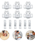 20 Sets Cabinet Door Double Ball Roller Catch Lock In Metallic Cold Rolled Steel For A Solid Secure Closure displayed on white