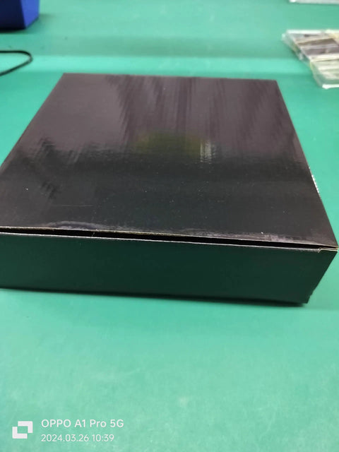 Black packaging box for Discreet Hidden Camera Wall Clock With 1080P HD WiFi Live Feed, Motion Detection Alarm, Nanny Cam For Surveillance