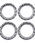 Steering Headset Ball Bearings Set Of 4 For Electric Bikes, Durable Steel Construction, 1.57 Inch Inner By 1.06 Inch Outer Diameter