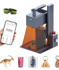 20W Diode Laser Engraver With Galvanometer And Field Lens Technology, Ultra Fast 2000 Millimeters Per Second, Portable Desktop DIY Laser Cutter for wood, metal, leather, acrylic display with smartphone app and engraved items