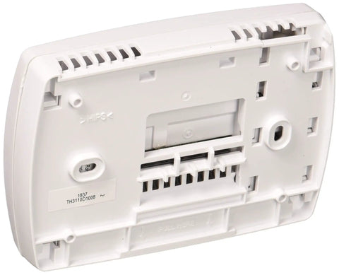 Back view of Pro Non-Programmable Digital Thermostat With Backlit Display For Easy Read Current And Set Temps, Model TH3110D1008