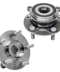 Pair Front Wheel Bearing Hubs Assembly For 2014-2018 Mazda 3 And 2016-2020 Mazda CX-3, 5-Bolt ABS Encoder Front Hub Bearings Replacement, 2 Pack, DIY Friendly Install For A Smooth Ride