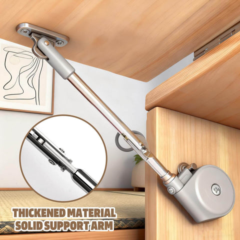 2 Pack Soft Close Toy Box Hinges With Lid Support For Upward And Top Opening Flap Doors Heavy Duty Folding Storage Chest Or Trunk