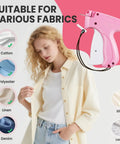 Upgraded Handheld Stitch Gun For Quick Clothing Fixes Smart Tagging Tool For Snag Free Fabric Mending On Denim And Wool with fabric examples