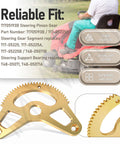 Beefed Up Steering Gear Segment And Pinion Gear With Steering Support Bearing Kit For Lawn Mowers; includes gear image and specs