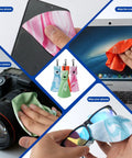 Grab And Go Ultra Portable Microfiber Cleaning Cloths With Keychain For Eyeglasses Sunglasses And Camera Lenses Lens Wipes