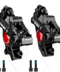 HB-100 Hydraulic Disc Brake Caliper Kit For Mountain Bike Road Bike And Electric Scooter Front And Rear Calipers Black