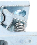 Close-up of Spring Loaded RV Door Catch with Zinc Alloy Body, highlighting double roller latch stop and heavy-duty springs.