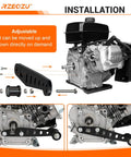 Beefed Up Mini Bike Chain Tensioner Bracket With 8mm Chain Roller for Predator 212 Engine assembly instruction