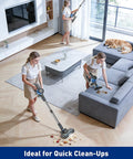 Cordless Vacuum Cleaner With 8 In 1 Versatility Lightweight Beast Mode Suction used for cleaning living room hardwood floor