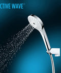 G Series Handheld Shower Head With Comfort Wave Technology 1.75 GPM 4-Inch Round Spray Polished Nickel Finish Water-Saving Shower Head