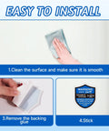 Installation process for 3 Pack Home Security Alarm Signs Weatherproof Self Adhesive 24 Hour Warning Stickers For Doors And Windows Indoor Outdoor Use Durable Weather Resistant Safety Signs With Clear Prominent Text 2.8 By 2.4 Inch.