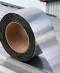 Self Adhesive Waterproof Roof Patch Tape With Asphalt Crack Sealer for Concrete Driveways, showing aluminum foil laminate roll.