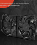 Plug And Play Drop In Cooling Fan Assembly For Nissan Leaf Ev 2011 2013 Engine Radiator Upgrade showing dual fans and PA construction.