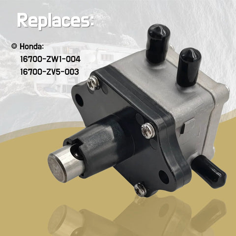Fuel Pump Replacement For Honda BF Outboard Engines 25HP 30HP 35HP 40HP 45HP 50HP 75HP 90HP Durable Marine Part That Fits 16700-ZW1-004 And 16700-ZV5-003 Easy Install And Reliable Fuel Delivery
