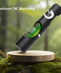 Level Up Your Rifle With A Durable 6061 Aluminum Scope Leveling Kit And Bubble Level For Picatinny Rails, Easy Mounting, Boosts Long Range Accuracy And Consistency against forest backdrop