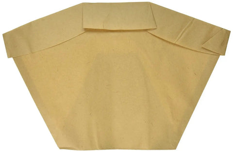 Backpack Vacuum Cleaner Bags For C2401 Series Style BP 7-Pack 401000BP 1 KE2103000 shown flat, brown paper material