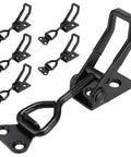 Six Pack Adjustable Toggle Latch Clamps Beefy Heavy Duty 330 Lb Capacity for woodworking and welding, set of six, side view