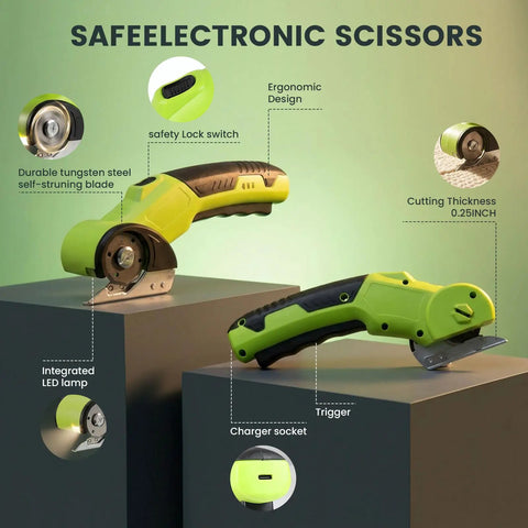 Heavy Duty Cordless Electric Box Cutter With Badass Cutting Power And No Sweat Operation For Fast Shipping Breakdowns. Ergonomic design.