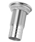 Thru Hull Barbed Fitting 316 Stainless Marine Grade Outlet Inlet Connector Three Quarters Inch for Yacht Boat Bilge Drain