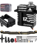 Waterproof 12Kg High Torque Digital Steering Servo For 1/18 TRX4M Crawler With Aluminum Coreless Motor and Parts