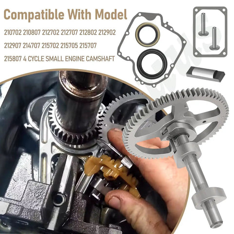 Camshaft Kit With Gaskets And Oil Seal For Lawn Tractors And Riding Mowers Replaces 84005207 793880 697110 795387 installed in engine