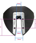 Hydrofoil Stabilizer For Outboards And Stern Drives, Boosts Stability And Planing, Reduces Drag, And Improves Fuel Economy
