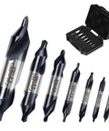 7 Piece Cobalt Center Drill Bit Set With AlCrN Coating M35 HSS Centering Bits For Stainless Steel Cast Iron Alloy Steel Aluminum