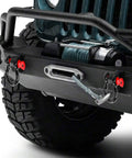 6 Pack Half Inch D Ring Shackle 2.0 Ton Capacity Heavy Duty Screw Pin for Tow Straps on off-road truck bumper, black coated.