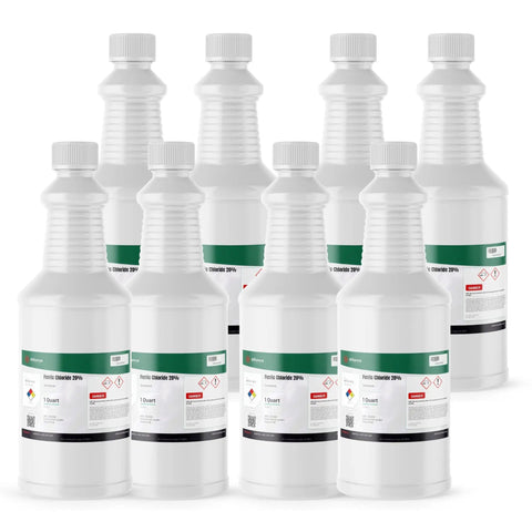 Ferric Chloride Twenty Percent Aqueous Solution For PCB Etching Water Treatment And Wastewater Coagulation FeCl3 Two Gallon Jug